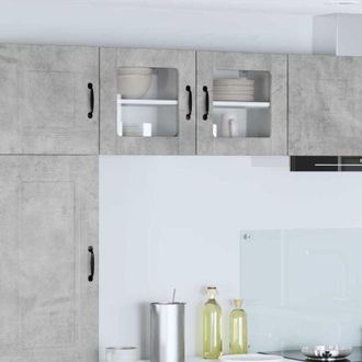 vidaXL vidaXL Mobile da cucina 2 pcs Grigio cemento 40 x 31 x 40 cm