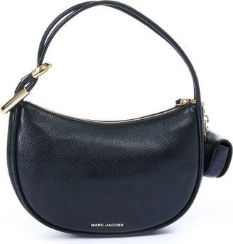 Marc Jacobs The Dual Hobo Bag - Dames - Schoudertassen - Zwart - ONE Size - Leer - Tassen