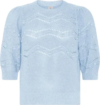 Skovhuus Dames, Truien, Blauw, Maat: XL