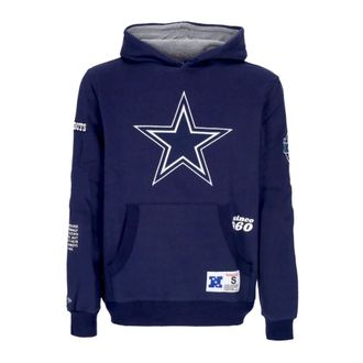 Mitchell & Ness Heren, Sweatshirts & Hoodies, Blauw, Maat: S Fleece