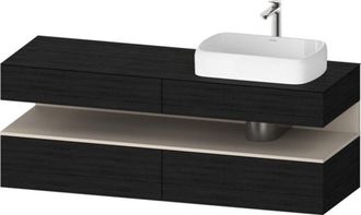 Duravit Qatego Consola Mueble Bajo Lavabo, 2 Extensiones, 2 - Duravit