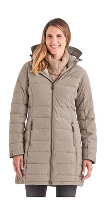 G.I.G.A. DX by killtec Steppmantel GW 13 WMN QLTD PRK, Damen, Gr. 40, beige (hellbeige), Oberstoff: 100% Polyester, Futter: 100% Polyamid, Wattierung: 100% Polyester, G.I.G.