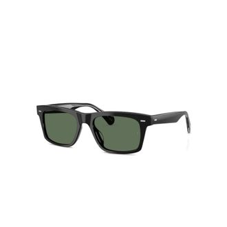 Oliver Peoples Sunglasses, male, Black, Size: 55 MM R-16 Sunglasses