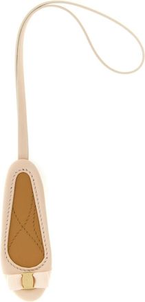 Ferragamo Varina Charm - Dames - Sleutelhangers & Tashangers - Roze - ONE Size - Leer - Accessoires