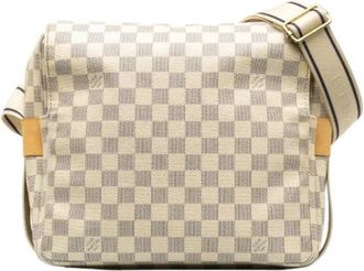 Louis Vuitton Tweedehands leren Louis Vuitton tassen - Dames - Vintage Schoudertas - Wit - ONE Size - Leer - Vintage