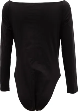 Alexander McQueen Tie-Front Cotton Bodysuit - Black
