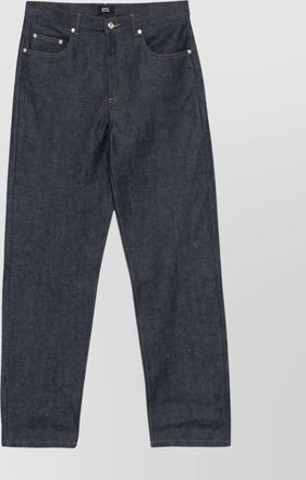 A.P.C. denim low-rise wide-leg jeans