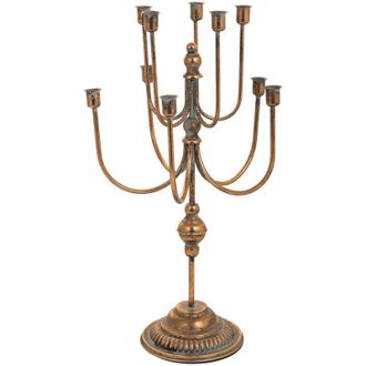 Wanderlust Deco Wanderlust Deco - Candelabro De Metal Dorado 36x35x60.5