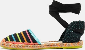 Sophia Webster Multicolor Fabric New Juana Ribbon Espadrille Flats