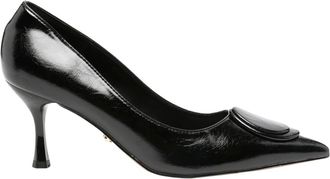 Twentyfourhaitch Schoenen, Dames, Zwart, 38 EU, Leer, Luvien Pump