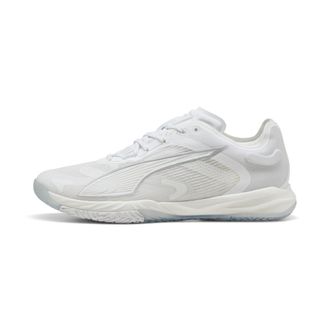 Puma Scarpe da pallamano Accelerate NITRO SQD 4 unisex, Scarpe, Bianco, 35.5