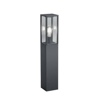 Netlighting Garonne Modern Outdoor Bollard Anthracite IP44 UK Stock in Black