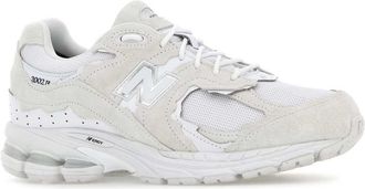 New Balance Mens White Suede And Mesh 2002dx Protection Pack Sneakers