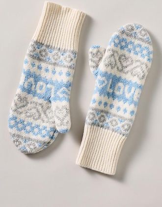LoveShackFancy Fancy Fairisle Mittens
