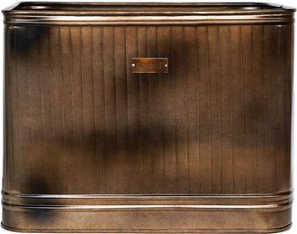 Ivyline Outdoor Hampton Rectangular Planter - Metal - L42 x W54 x H42 cm - Copper