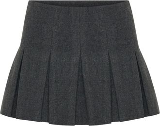 Nicholas Mimmy pleated mini skirt - Grey