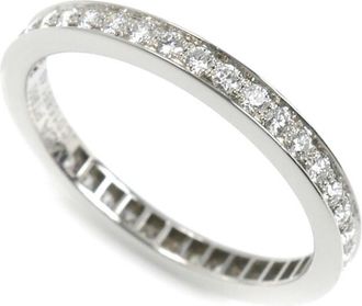 Van Cleef & Arpels Platinum Platinum 950 Band Ring (Pre-Owned)