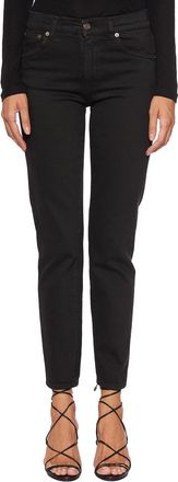 Dondup Womens Mod Daila Denim Jeans - Black Cotton - Size 31 (Waist)