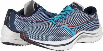 Mizuno Womens Wave Rebellion Sneaker In India Ink-Scuba Blue
