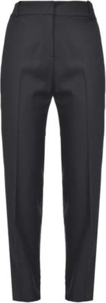 Pinko Technische wollen broek - Dames - Slim Fit Broeken - Zwart - S - Wol - Broeken