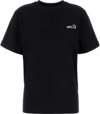 Coperni Black Belle T-Shirt - Dames - T-shirts - Zwart - M - Katoen - Tops