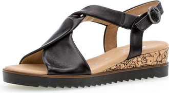 Gabor Rich Womens Sandals 38 EU Larga Black