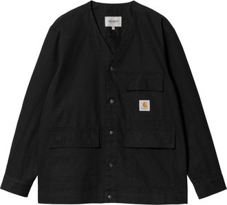 Carhartt Work in Progress Jassen, Heren, Zwart, M, Katoen, Elroy Shirt Jacket