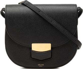 Celine Pre-owned Celine Small Grained Calfskin Trotteur Crossbody Ladies LIX5LN9HL8GC1NH5