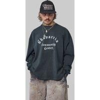 Willy Chavarria Community Center Ls Buffalo Tee