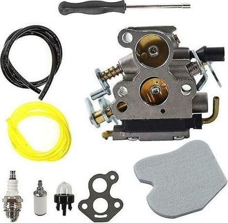 OEM Carburador Con Destornillador De Ajuste Y Filtro De Aire Para Motosierra Husqvarna 235, 235e, 236, 236e, 240, 240e C1t-w33 4 Zama. Sustituye A Las Pie