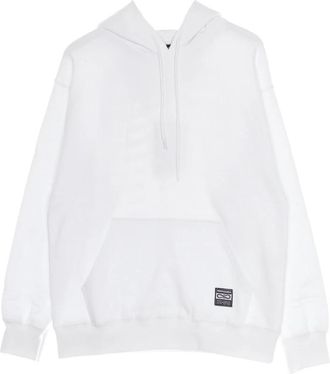 PROPAGANDA Priesterhoodie met ribprint - Heren - Hoodies - Wit - XL - Katoen - Hoodies & sweatvesten