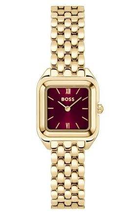 BOSS Petite Mae Bracelet Watch, 22mm in Red at Nordstrom