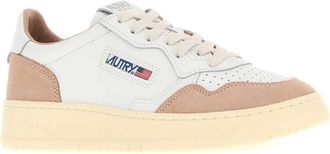 Autry Womens White Leather Medalist Sneakers Sofleasuewhtphard
