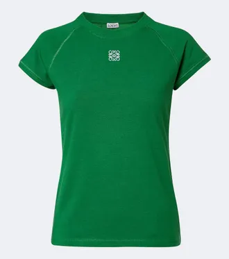 Loewe Anagram cotton-blend T-shirt