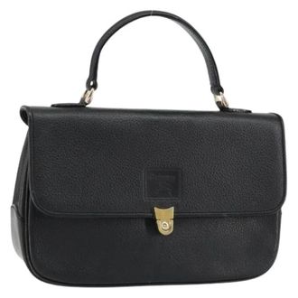 Burberry Pre-owned Handtas - Dames - Vintage Handtas - Zwart - ONE Size - Leer - Vintage