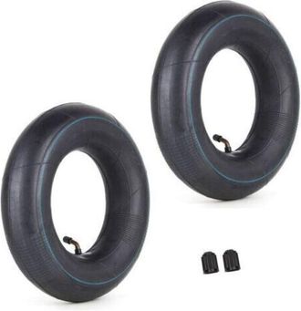 OEM Juego De 2 C&aacute;maras De Aire 4.00/3.50-6 350/400-6 3.50-6 4.00-6 4.10-6 Con V&aacute;stago De V&aacute;lvula Angular Tr87 De Repuesto Para Carretillas De Mano, Cortad