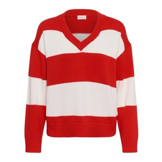 Part Two Bismil PW Pullover - Knitwear - Mujer - Rojo - 2XL