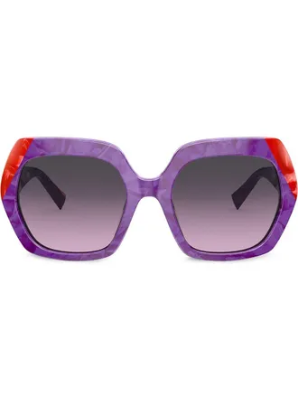 Alain Mikli Occhiali da sole oversize - Viola