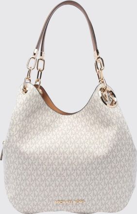 Michael Kors Borsa Lillie Michael Kors in cotone spalmato con monogram MK stampato