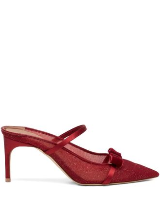 Malone Souliers 70mm Aurora heeled mules - Red