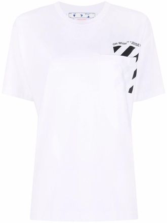 Off-white Jersey T-shirt - Wit