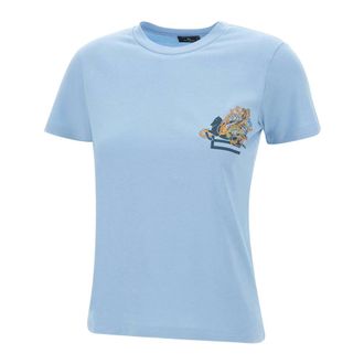 Etro Etro, T-Shirts, female, Blue, Size: XS Etro T-shirts and Polos Light Blue