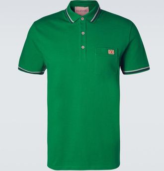 Valentino Cotton pique polo shirt
