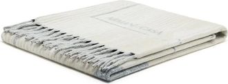 Giorgio Armani Winter Scarves, female, White, Size: ONE SIZE Aura Wool Blanket