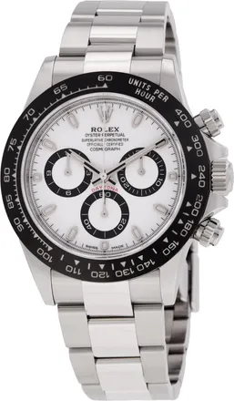 Rolex Pre-owned Rolex Cosmograph Daytona Chronograph Automatic Chronometer White Dial Mens Watch M116500LN-0001