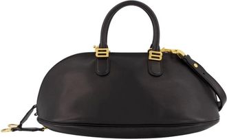 Balenciaga Bolero Bowling Bag Medium - female - Balenciaga - Handbags - Black - ONE SIZE - Bags
