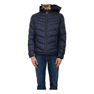 Guess Blauwe Jassen voor Mannen - Heren - Winterjassen - Blauw - S - Jassen