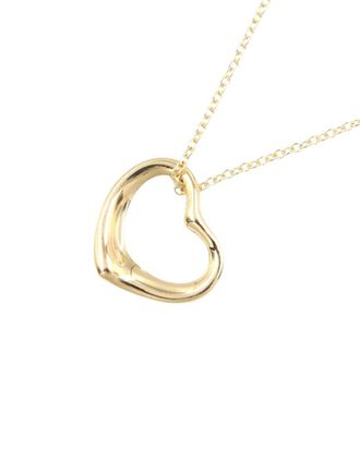 Tiffany & Co. Tiffany & Co 18K Tiffany & Co Open Heart Necklace (Authentic Pre-Loved)