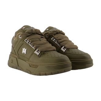 Amiri Mens Chrome Ma-1 Sneaker Green Calfskin