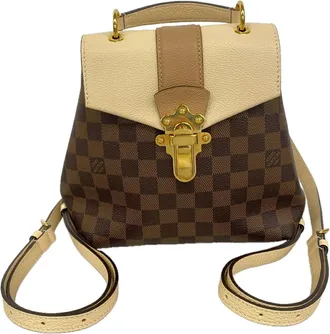 Louis Vuitton Cream Ebene Backpack (Pre-Owned)